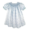 Floral Smocked Bishop Dress